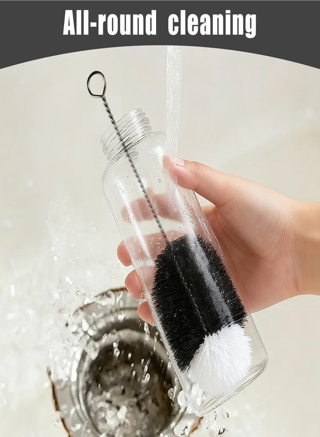 Aufee Bottle Brush for Sodastream Bottle 14.17" Water Bottle Brush with Gentle & Anti-Scratch Bristles Bottle Cleaner for Soda Stream Bottle, Cups, Glasswares - Image 4